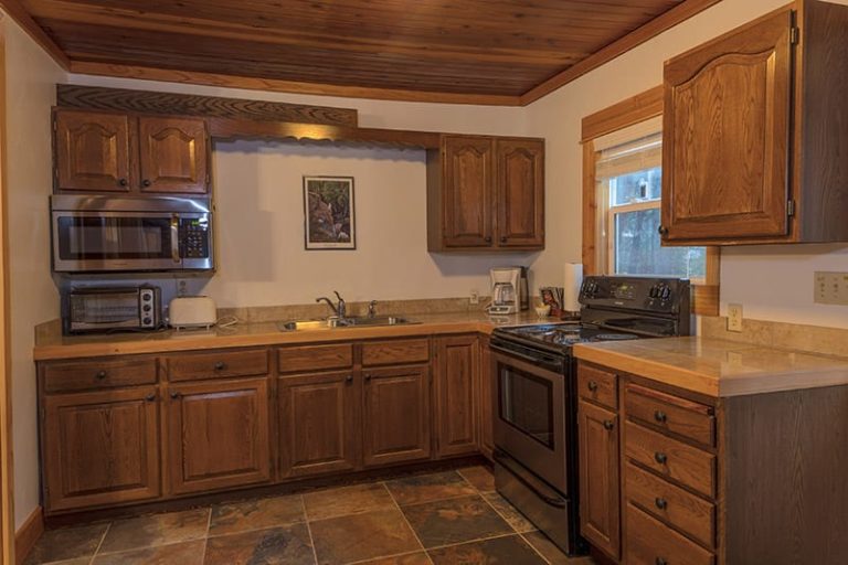 Kitchen in Withrow House - Vacation Rentals Glacier National Park
