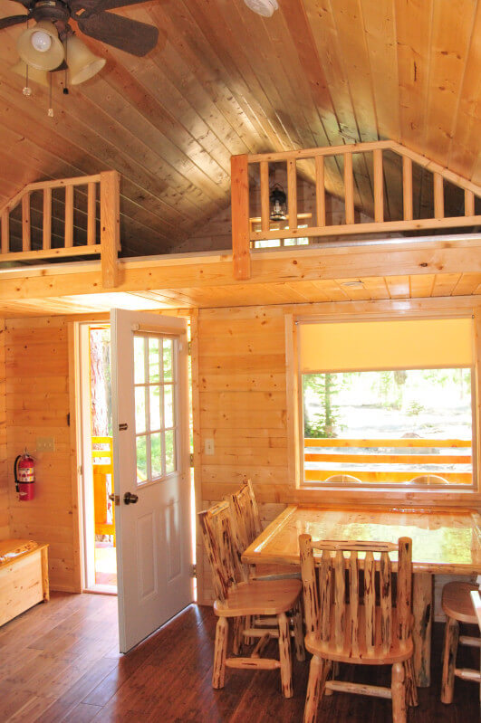 Loft in family cabin at Izaak Walton Inn - Cabin Rentals near Glacier National Park